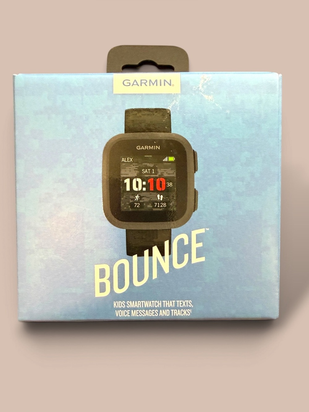 Garmin Bounce Kids GPS LTE Smartwatch Text Voice Messaging Gray